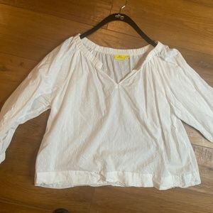 Roller Rabbit White Amisha Top Size XS/S
